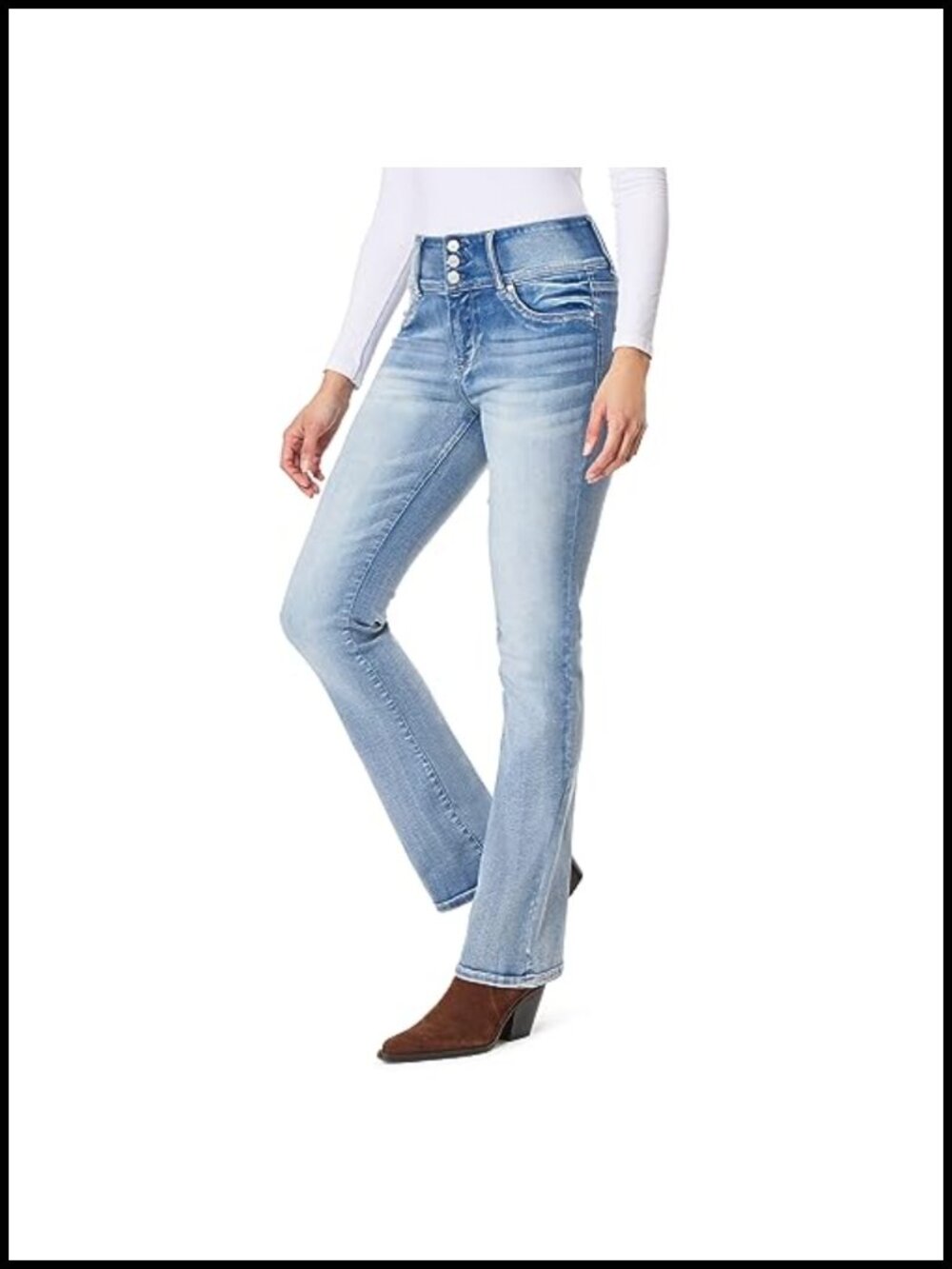Women's Sassy Bootcut High Rise Insta Soft Stretch Jeans